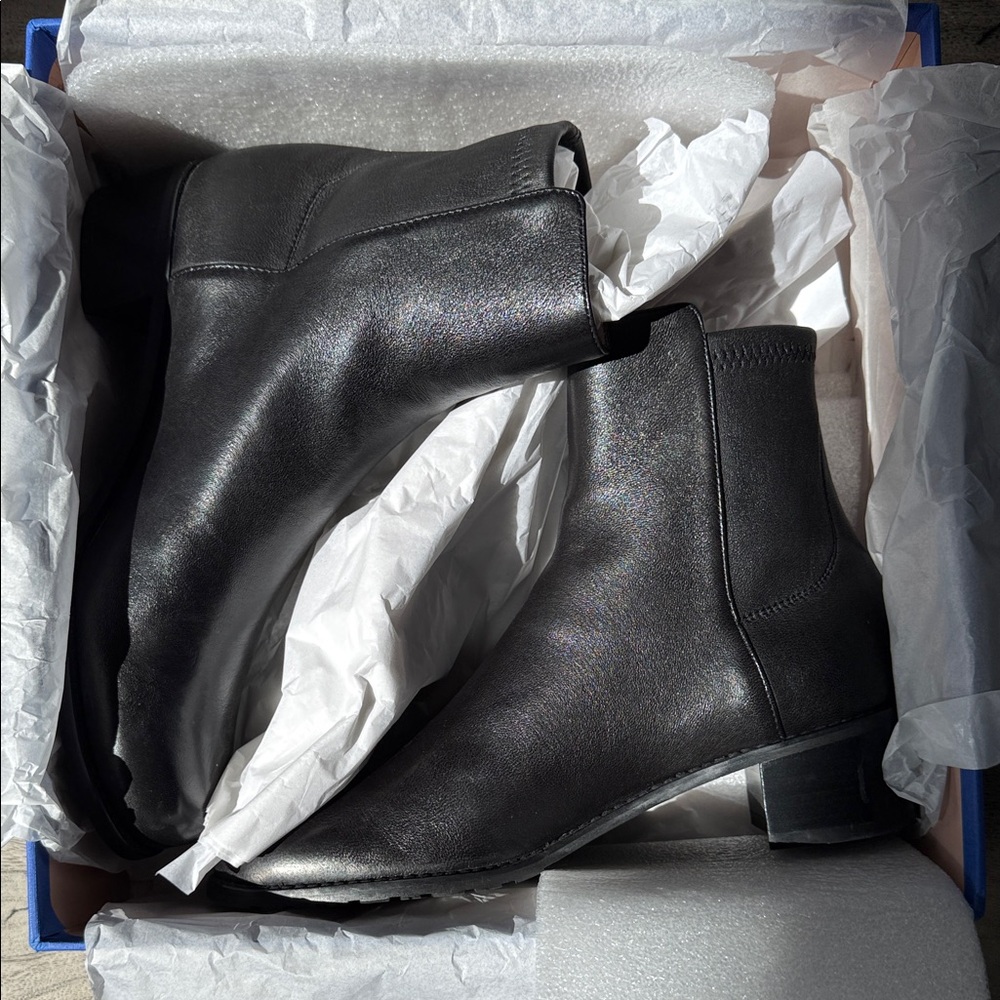 Stuart Weitzman Black Ankle Boots